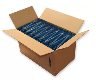 Pack of 48 Printed A4 Presentation Ring Binder Blue/Orange/Green