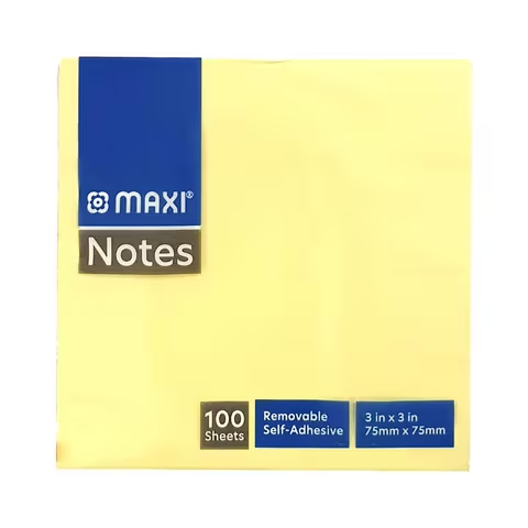 Maxi Sticky Notes With 100 Sheets Yellow