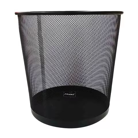 Maxi Mesh Waste Bin Black 18L