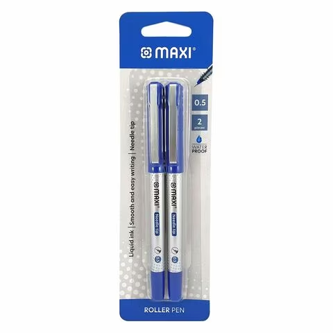 Maxi Needle Tip 0.5mm Ink Roller Pen Blue 2