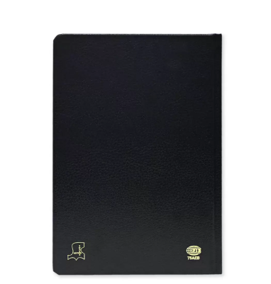 FIS Agenda Diary 2024 (Arabic/English) Bonded Leather, 1-Side Padded, Black - FSDI75AEB24BK