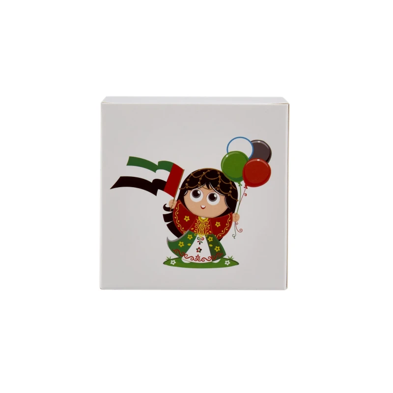 Emirati Girl Candy Gift Box 7x7x7 Cm