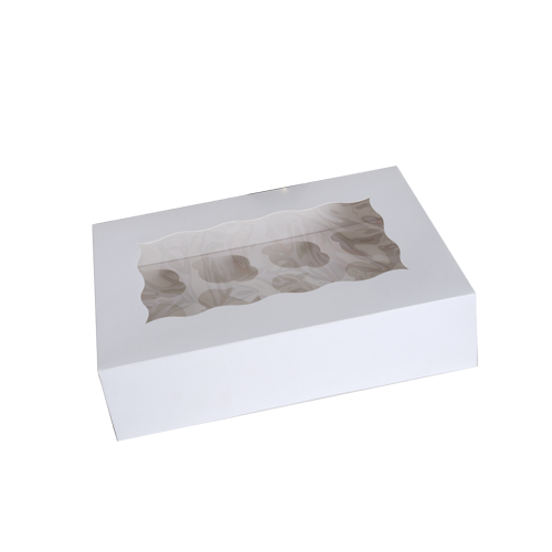 Falcon Cake Cup Box – High 12 Cups 34.5 X 25 X 9 CM- (1 Carton x 100 Pieces)