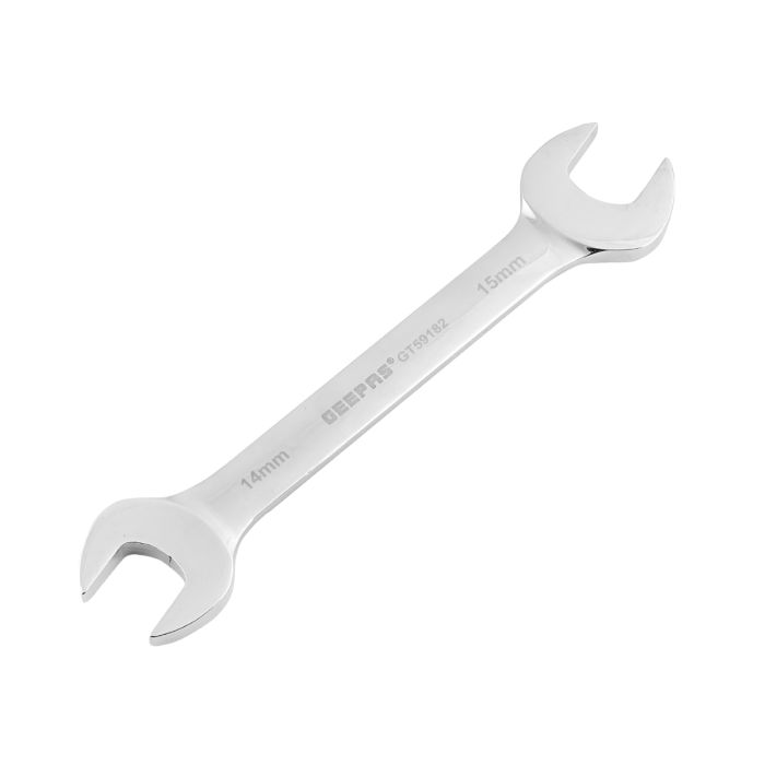 Geepas Flare Nut Spanner - 1PCS Double End Open Ring Spanner Brake Pipe Spanner Metric For Home And Auto Repairing | Ideal For Mechanic, Plumbers, Carpenter, DIYers And More