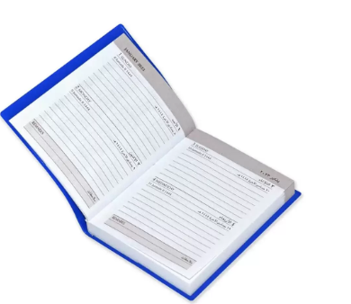 FIS 2023 Pocket Diary Arabic English With Pvc Soft Cover Blue -FSDI09AE23BL
