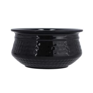 Royalford 4"Biza Handi with Lid1X48 - Melamine - Black