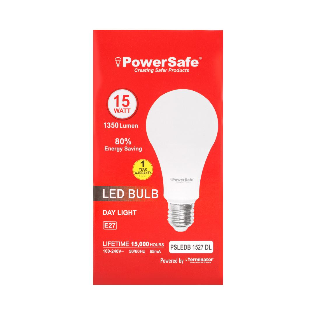 PowerSafe brand 15W LED Bulb E27 – Day Light