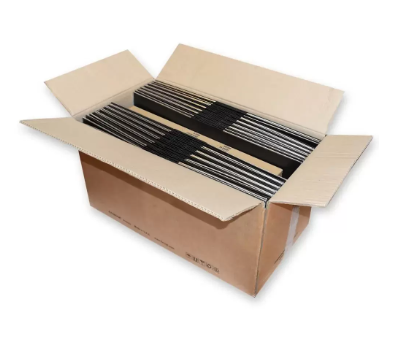 Pack of 50 Pieces Pieces Lever Arch File Folder With Slide-In Plate Black