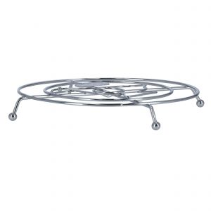 Royalford Hot Pan Pot Stand - Stainless Steel - Silver