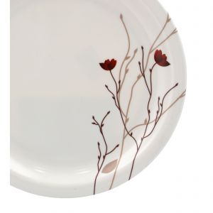 Royalford 105" Melamine Plate - Melamine - White - RF6733