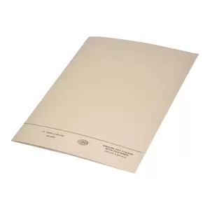 FIS Square Cut Folders With 8 cm Fastener Buff Color, Pack of 50 Pcs, 320 gsm, F/S (210 x 330 mm) Size - FSFF7FBF