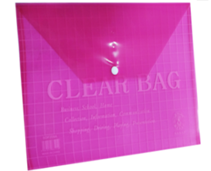 SADAF A4 CLEAR BAG SDF209A