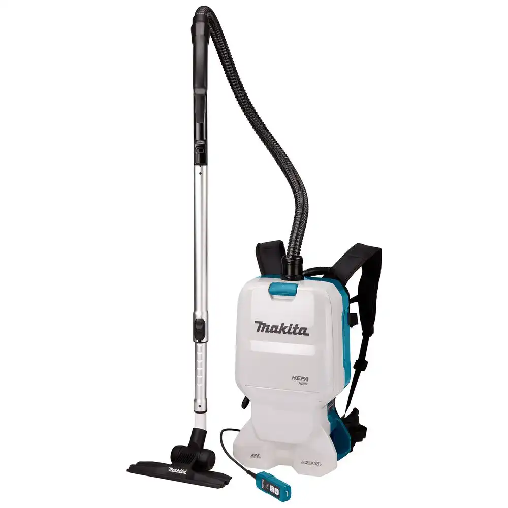 18V+18V Lithium-Ion Cordless Back Pack Vacuum Cleaner 6Litre Without Battery And Charger