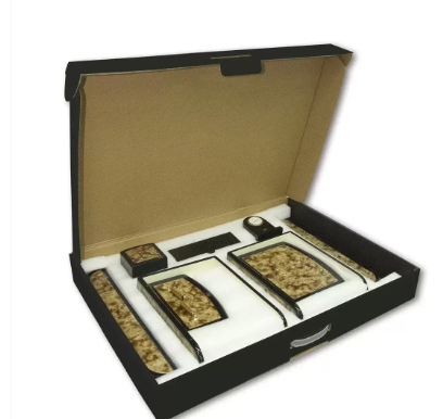 Office Desk Organizer - 8 Pieces FIS Executive Wooden Desk Sets - FSDS-3