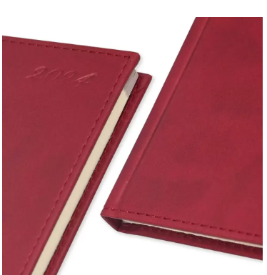Fis 2024 Pocket Diary Italian Pu English Sewn Cover Maroon -FSDI11EN24MR