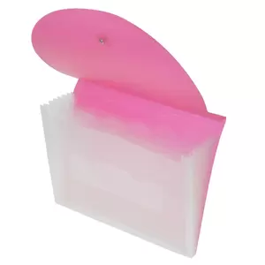 FIS Expanding Files With 7 Pockets and 6 Index Dividers Red Color, A4 (210 x 297 mm) Size - FSPG1309RE