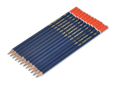 Box of 12 Packs HB Grade Pencil Set Blue/Red - FSPEHB