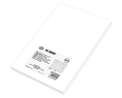 FIS Diary 2023 English (1-Week at a glance) A5, Italian PU, 1-Side Padded, Green - FSDI78EP23GR