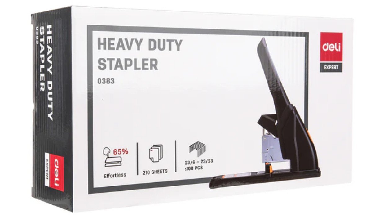 Deli E0383 210 Sheets Effortless Heavy Duty Stapler
