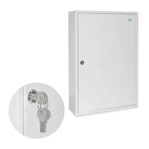 FIS Key Box Steel, 100 Keys Capacity, 550 X 380 X 80mm - FSKCTS100