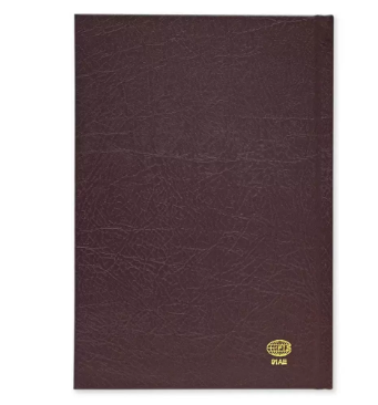 FIS Diary 2024 Arabic/English (Friday & Saturday Combined) A5, Chocolate - FSDI91AE24CH