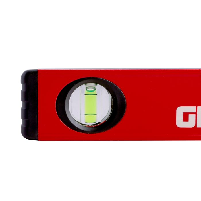 Geepas 12’’ Spirit Level - Small, Unbreakable Heavy-Duty Magnetic Torpedo Level With 3 Level Bubbles - Shock Resistant - Pocket Size, Hanging Hole - Scaffold Level For Builders & Construction Site
