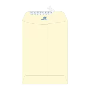FIS Laid Paper Envelopes Peel & Seal, Pack of 25 Pcs. Camelle off White Color, 7.5 x 5 inch Size, 100 GSM - FSEE1030POWB25