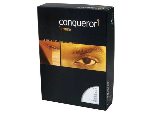 Conqueror Paper, A4, 100gsm, Vellum, Laid Finish, 500sh/Pack