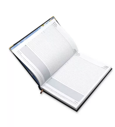 FIS A4 Diary 2023 Arabic/English (Golden Corners) Chocolate - FSDI42AE23CH