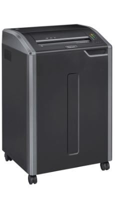 Fellowes Powershred 485i Commercial Strip Cut Shredder, Black