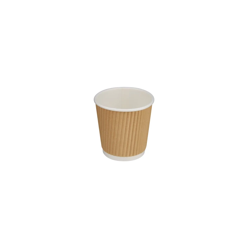 Kraft Ripple Paper Cups 4oz