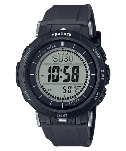 Casio Protrek PRG-30-1DR, Tough Solar Digital Watch for Men's , Black  Be the first to review this product