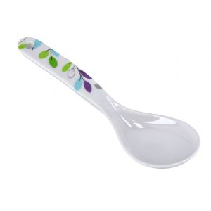 Royalford Melamine Ware Rice Spoon - Melamine - White - RF7398LF