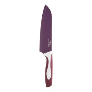 Prestige Vibro Santoku Knife PR9006 - Stainless Steel - Purple