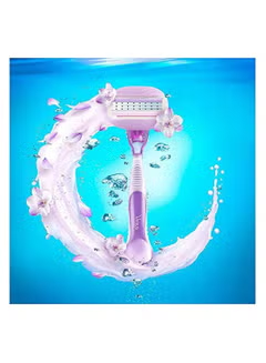 2-Piece, Venus Comfortglide, Breeze Razor Set, Purple