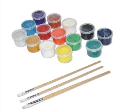 Artmate Gouache Color Set In Wooden Box - JIPBA34014S