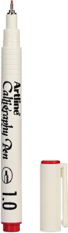 Artline EK241 Calligraphy Writing Pen 1.0mm Red ( 12 Pcs / Pack )