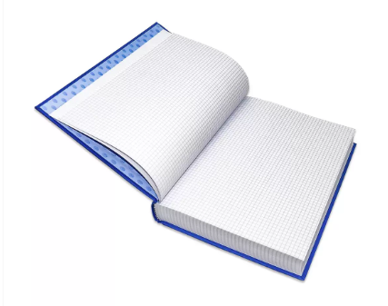 FIS Manuscript Book, Size A4, 8 Quire, 5 mm Square - FSMNA48Q5MM