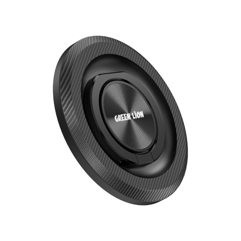 Green Lion Snap Grip Magsafe Holder - Black