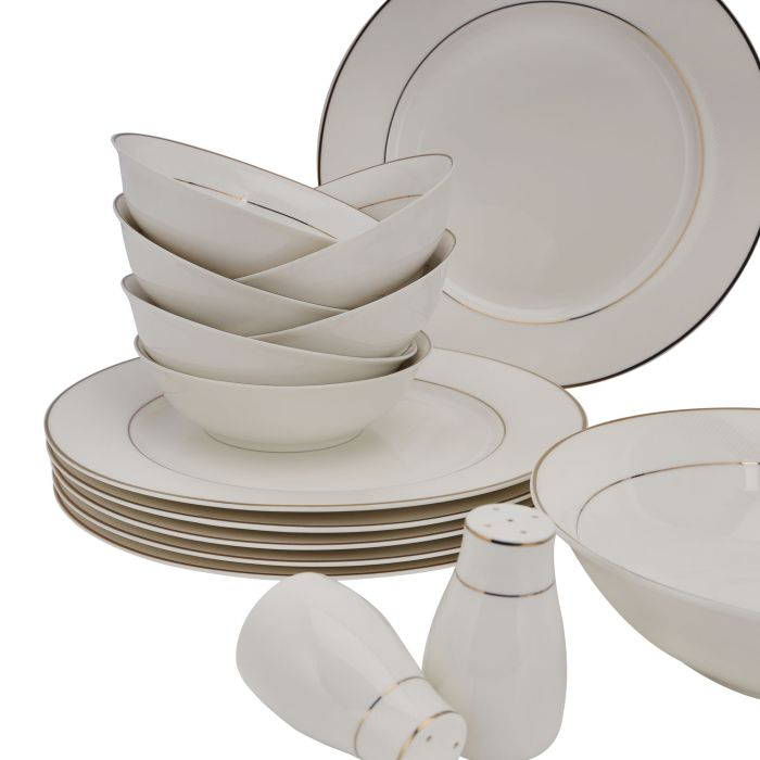 Royalford 28Pcs Fine Bone Dinner Set