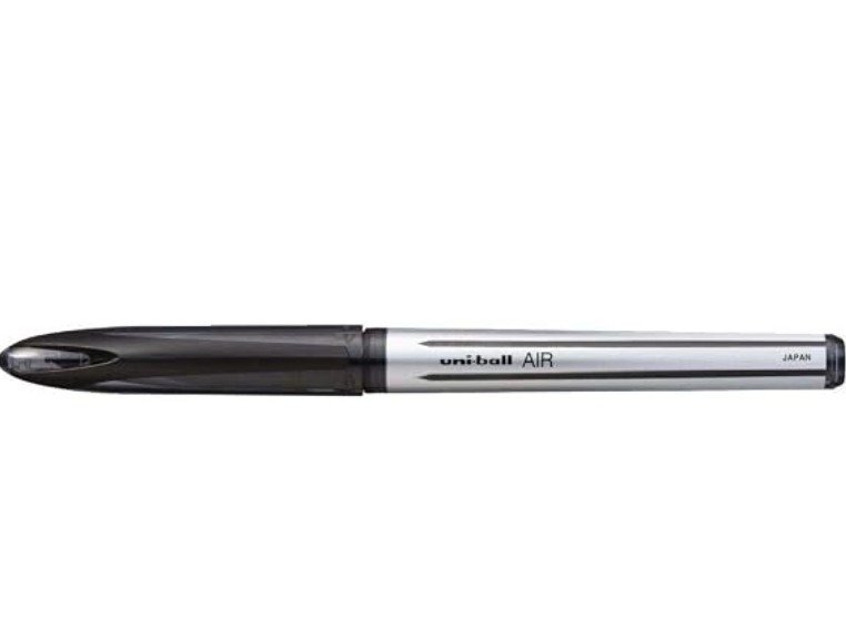 Uni-Ball UBA-188-L Roller Ball Pen Air-Tip 0.35-0.7mm, Black - 12Pcs/Pack
