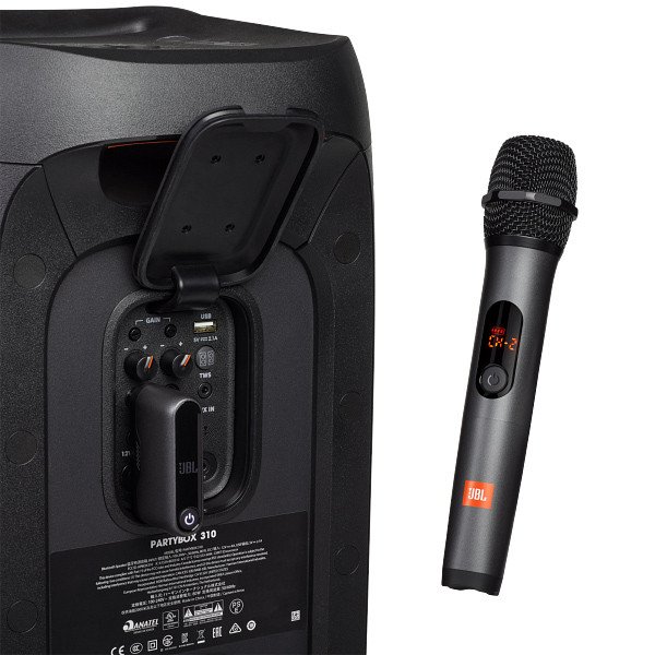 JBL Plug And Play Wireless Microphone Set Black