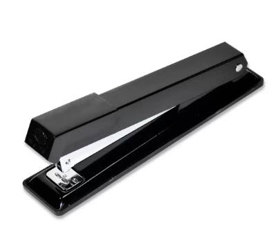 FIS Medium Stapler, (L)190 X (W)42 X (H)60 mm Size, Metal Body, Black Colour - FSSF76