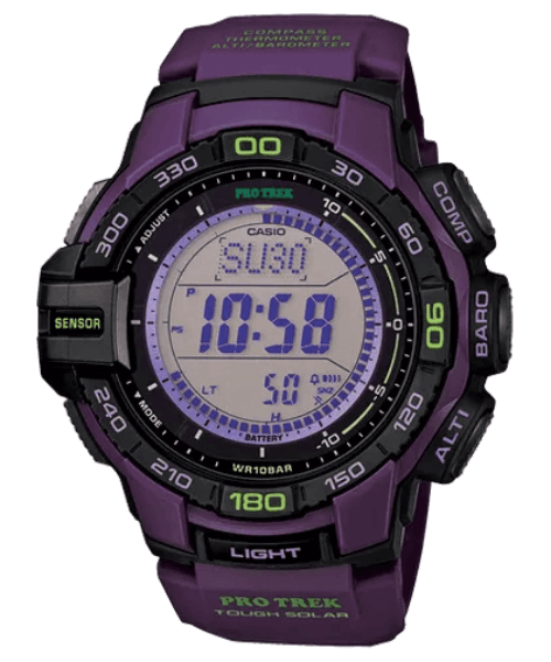 Casio Protrek PRG-270-6ADR Tough Solar, Men's Watch , Purple