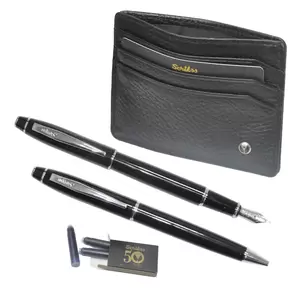 Scrikss Special Gift Sets Dr208 (Wallet, Ballpen, Fountain Pen) - OSGT64631