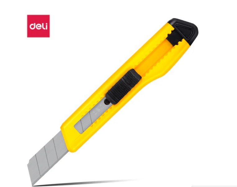 Deli 2001 Utility Knife 18mm Blade 100x18x0.5mm