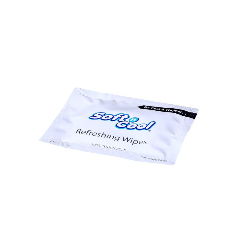 Soft n Cool Offer Pack Facial Tissues 2 Ply 200 Sheets 5 Boxes with 25 Pieces Refreshing Wet Wipes Free