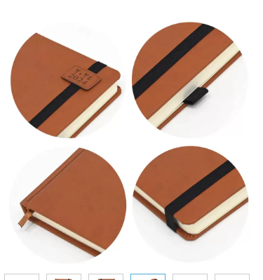 FIS Diary 2024 (Arabic/English) A5, Brown - FSDI84AE24BR