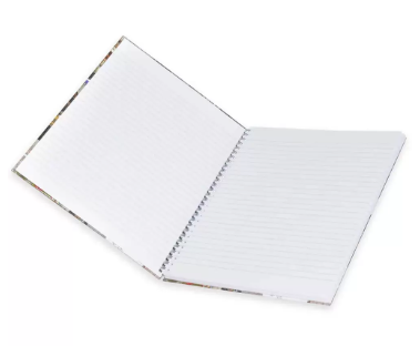 5-Piece FIS Spiral Hard Cover Notebook Single Line 10X8 Inch, 100-Sheets - FSNBS1081903