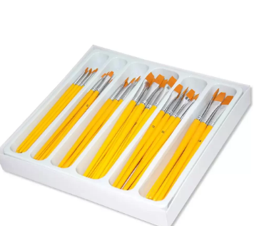 56-Piece Artmate Flat Brushes - JIABAMB-56